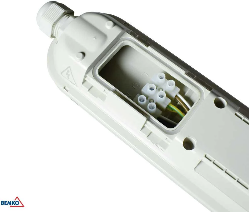 Lubinis šviestuvas Bemko 21W LED linijinis šviestuvas BALWIR, pilkas, 4000K, IP65