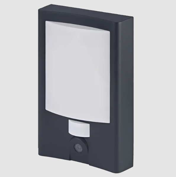 22W LED paviršinis šviestuvas SMART+, tamsiai pilkos sp., 3000K, dimeriuojamas, su judesio/šviesos davikliu ir HD kamera
