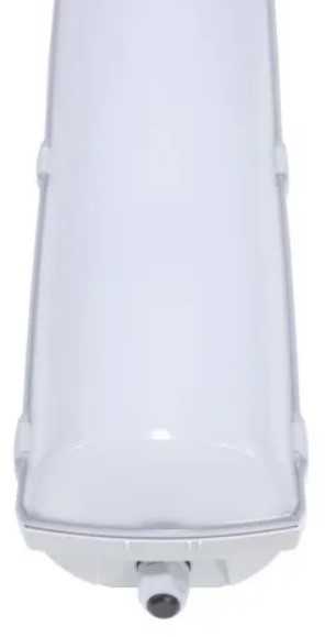 24,6W LED šviestuvas FUTURA, 612mm, pilku korpusu, 4000K, IP66, DALI