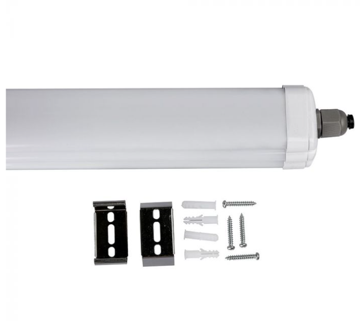 Lubinis šviestuvas V-tac 24W LED linijinis šviestuvas, 120cm, baltas, 4000K, IP65