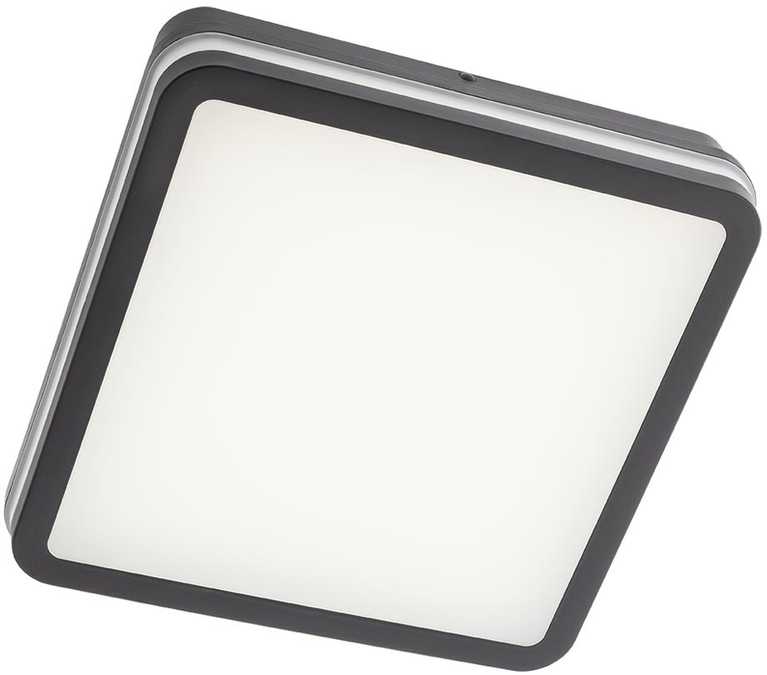 24W LED paviršinis lauko šviestuvas ISOLA, tamsiai pilkas, 3000/4000/6500K, IP54, valdomas TUYA programėle, 90289
