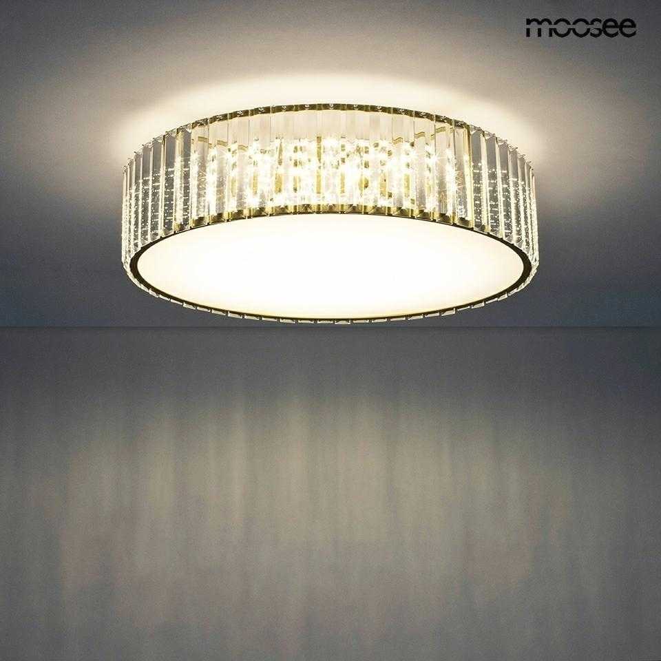 Lubinis šviestuvas 24W LED paviršinis šviestuvas CROWN 50, aukso sp., 3000K