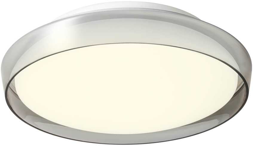 24W LED paviršinis šviestuvas ARCA, baltas/dūmų sp., 3000/4000K, IP44, 01-3796
