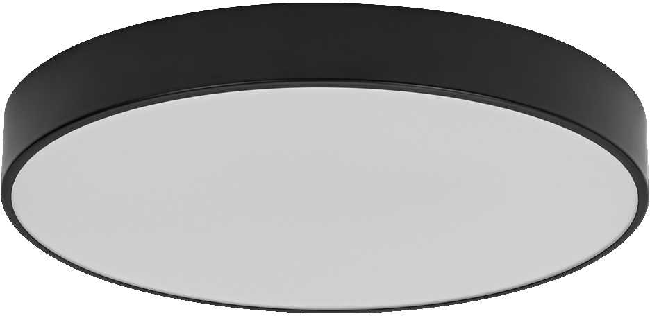 Lubinis šviestuvas 24W LED paviršinis šviestuvas MOIA, juodas, 3000K