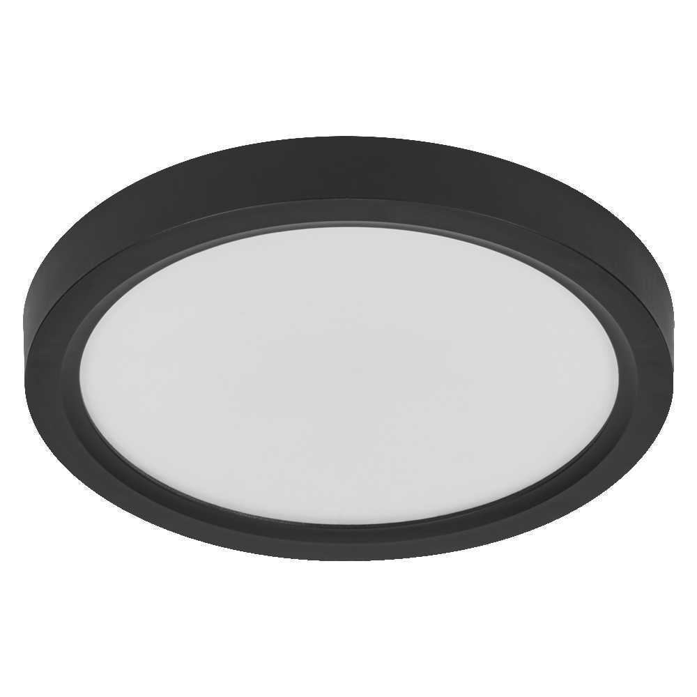 Lubinis šviestuvas 24W LED paviršinis šviestuvas ORBIS QUICKFIX, juodas, 3000K