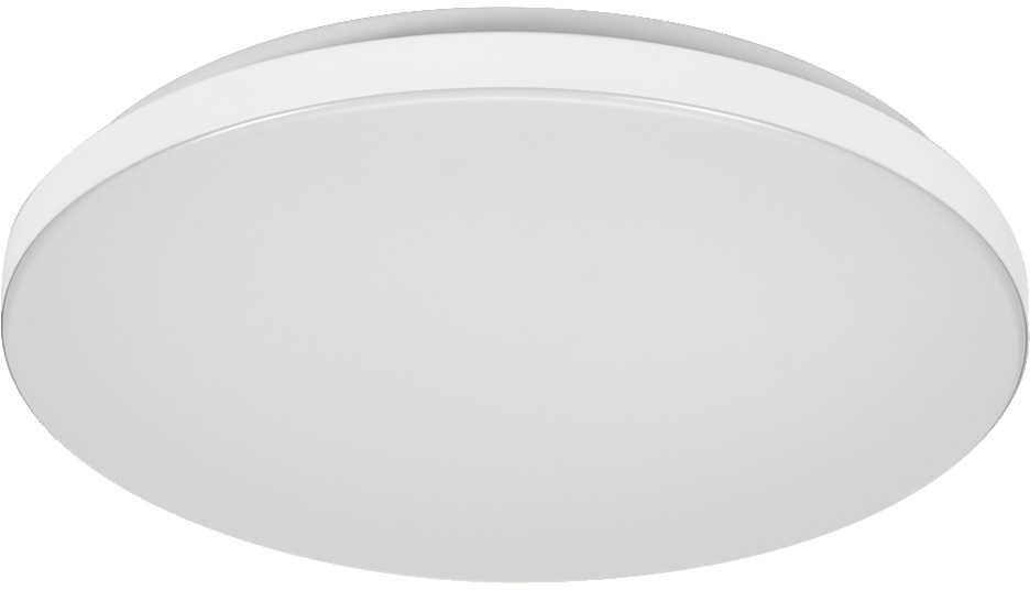 24W LED plafonas ESSENTIAL ORBIS, baltas, 3000K, IP44