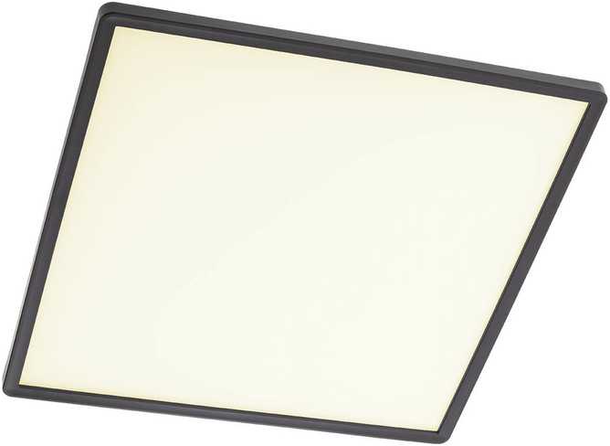 Lubinis šviestuvas 24W LED plafonas MEMO, matinės juodos sp., 3000K
