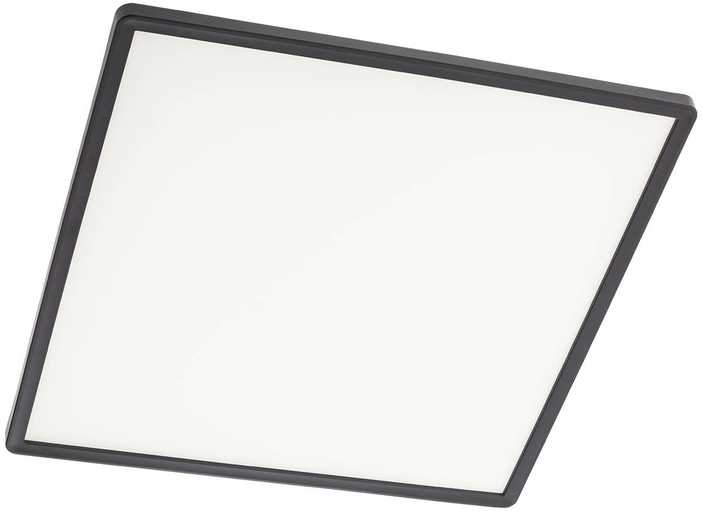 Lubinis šviestuvas 24W LED plafonas MEMO, matinės juodos sp., 3000/4000/6500K