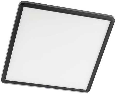 24W LED plafonas MEMO, matinės juodos sp., 3000/4000/6500K, IP54