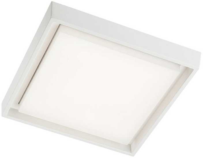 25W LED paviršinis lauko šviestuvas BEZEL, baltas, 3000K, IP54, 9186