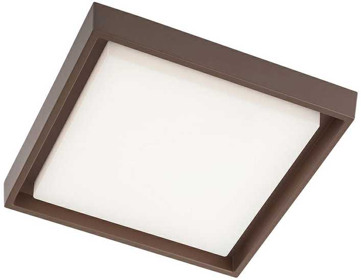 25W LED paviršinis lauko šviestuvas BEZEL, tamsiai rudas, 3000K, IP54, 9188