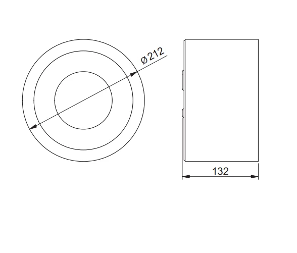 Lubinis šviestuvas 25W LED paviršinis šviestuvas KARIS, CCT, baltas, IP44