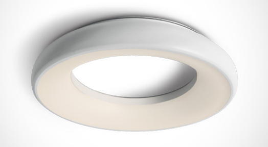 Lubinis šviestuvas 25W LED plafonas, baltas, 3000K, 67402/W/W