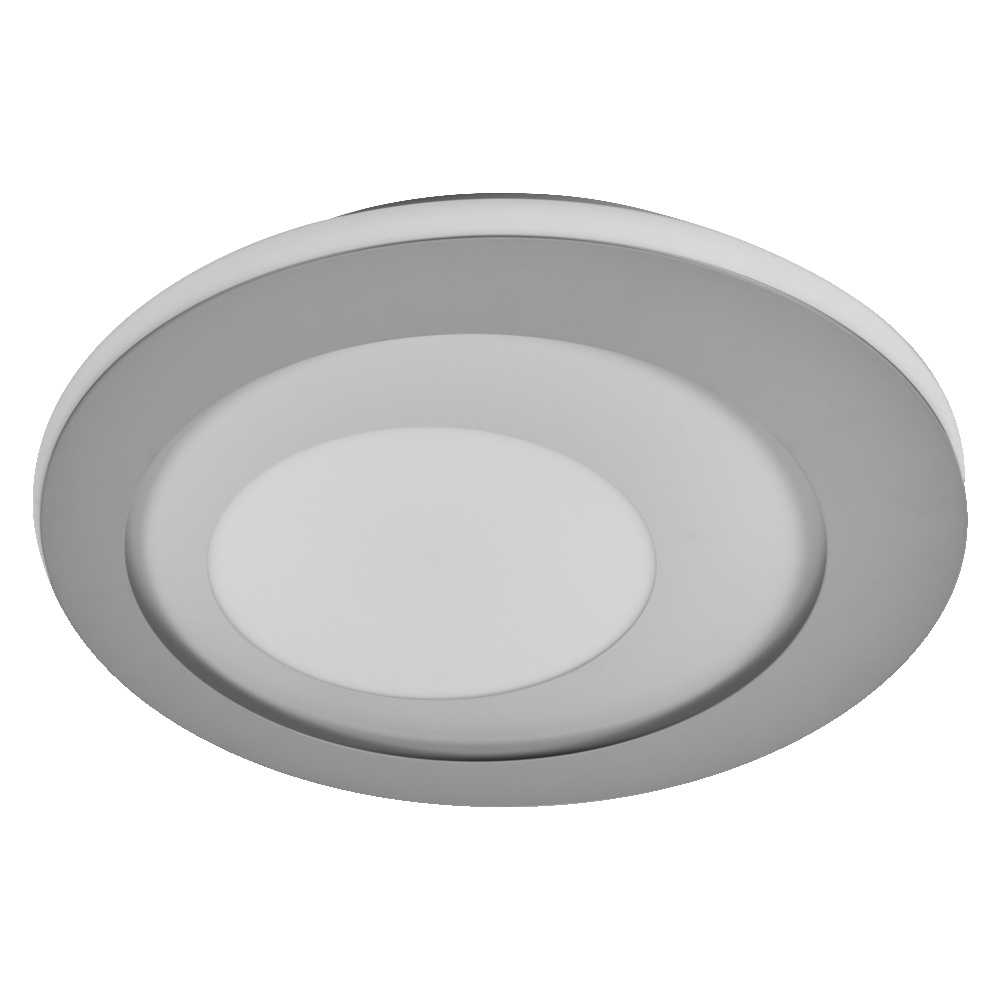 Lubinis šviestuvas 26W LED paviršinis šviestuvas ORBIS SPIRAL, pilkas, 3000K, dimeriuojamas