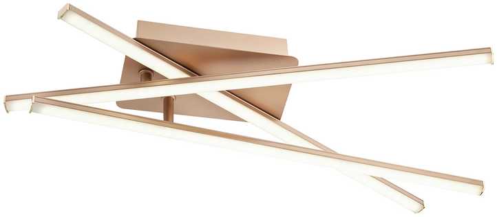Lubinis šviestuvas 26W LED paviršinis šviestuvas YUNO, matinės bronzos sp., 3000K