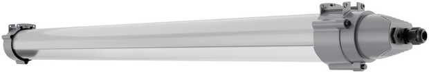 27W LED linijinis šviestuvas DAMP PROOF MAX 1200, pilkas, 4000K, 133°x107°