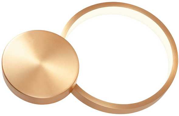Lubinis šviestuvas 29W LED paviršinis šviestuvas CRONOS, bronzos sp., 3000K, dimeriuojamas, 01-2534