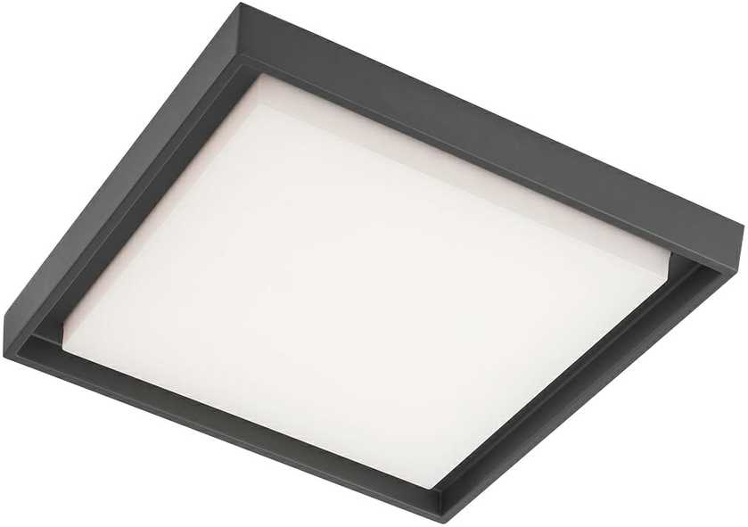 30W LED paviršinis lauko šviestuvas BEZEL, tamsiai pilkas, 3000K, IP54, 9190