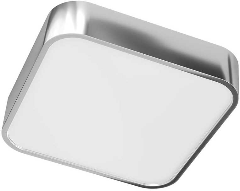 30W LED paviršinis šviestuvas SCREEN IP, chromo sp., 3000K, IP44, 01-1354