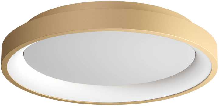 Lubinis šviestuvas 30W LED paviršinis šviestuvas ICONIC, matinės aukso sp., 3000/4000K, dimeriuojamas, 01-3903