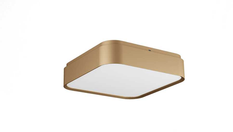 Lubinis šviestuvas 32W LED paviršinis šviestuvas YOMO, aukso sp., 3000K, dimeriuojamas, 01-2574