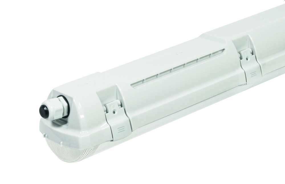 33W LED linijinis šviestuvas NANOTTICA PC, 150cm, pilkos/baltos sp., 4000K, IP66/IP69