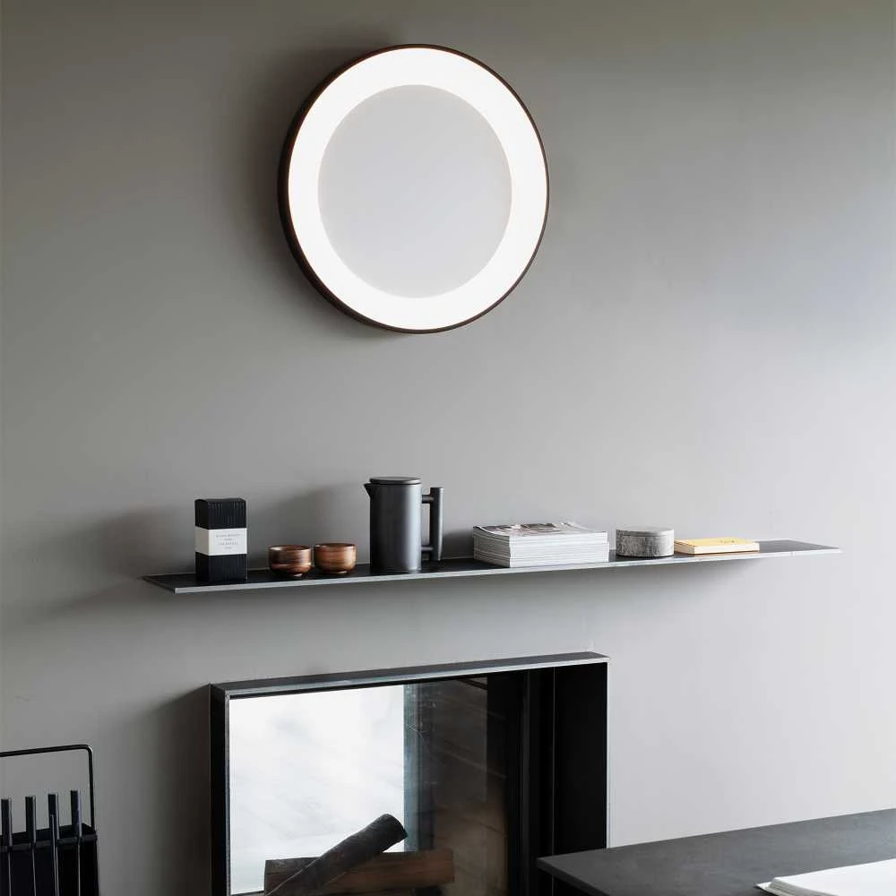 Lubinis šviestuvas Ideal Lux 29W LED paviršinis šviestuvas PLANET, juodas, 3000K, 312361