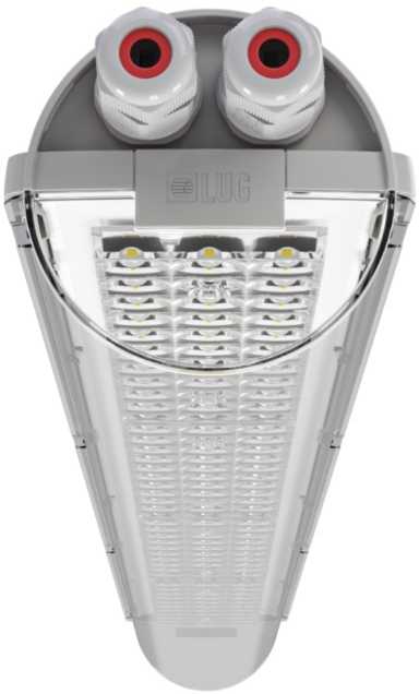 34W LED linijinis pramoninis šviestuvas ATLANTYK 2.0 OPTI, šviesiai pilku korpusu, 4000K