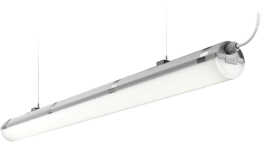 34W LED linijinis pramoninis šviestuvas ATLANTYK 2.0 ECO, šviesiai pilku korpusu, 4000K