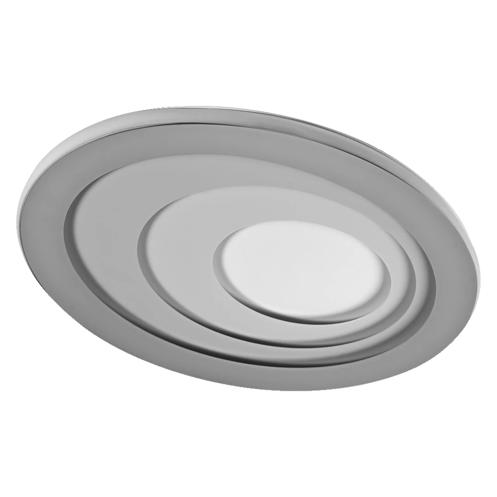 Lubinis šviestuvas 34W LED paviršinis šviestuvas ORBIS SPIRAL, pilkas, 3000K, dimeriuojamas