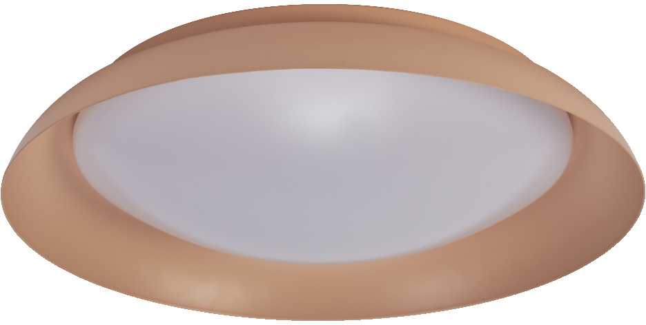 Lubinis šviestuvas 35W LED paviršinis šviestuvas ORBIS PLATE, rožinis, 3000K, dimeriuojamas