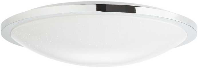 35W LED plafonas FIZZ, baltas/chromo sp., 4000K, IP44