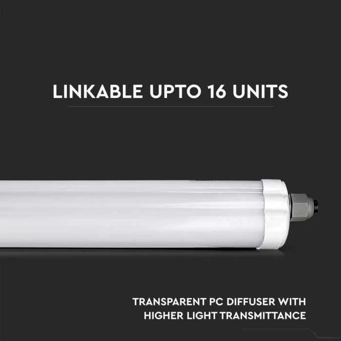 Lubinis šviestuvas Samsung 36W LED linijinis paviršinis šviestuvas G-SERIES, 120cm, baltas, 6500K, IP65