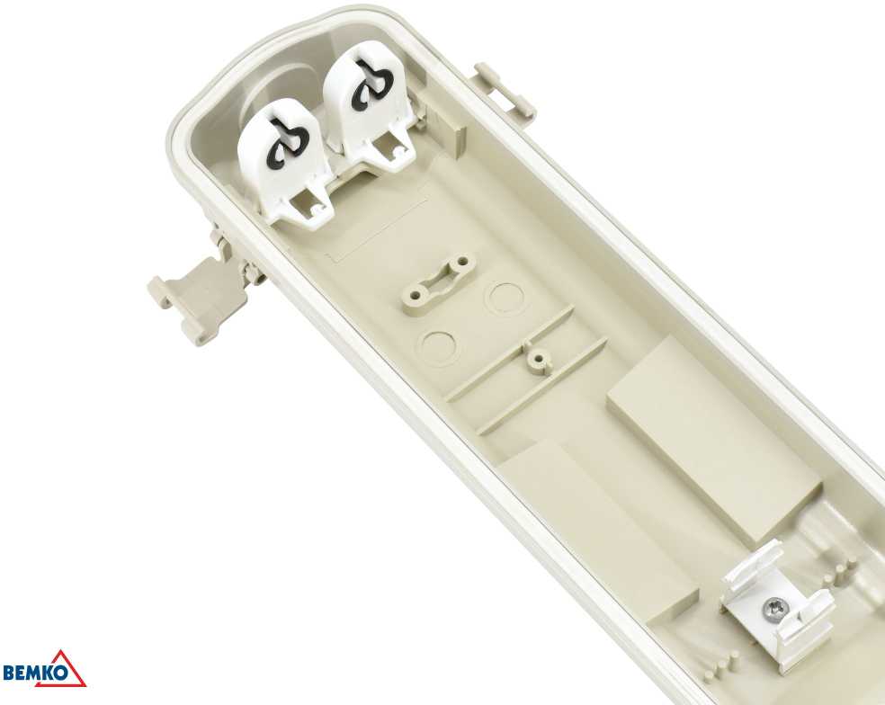 Kafler 36W LED linijinis šviestuvas AKWAR, 2xT8, baltas, 4000K, IP65, 120cm