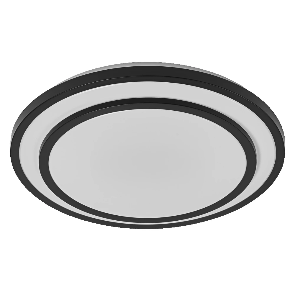 Lubinis šviestuvas 36W LED paviršinis šviestuvas ORBIS BERLIN, juodas, 3000K