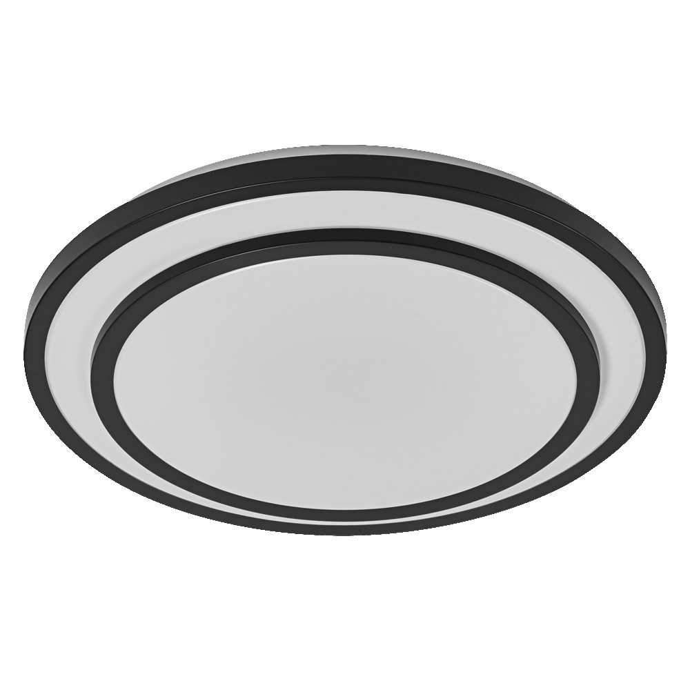 Lubinis šviestuvas 36W LED paviršinis šviestuvas ORBIS BERLIN, juodas, 3000K