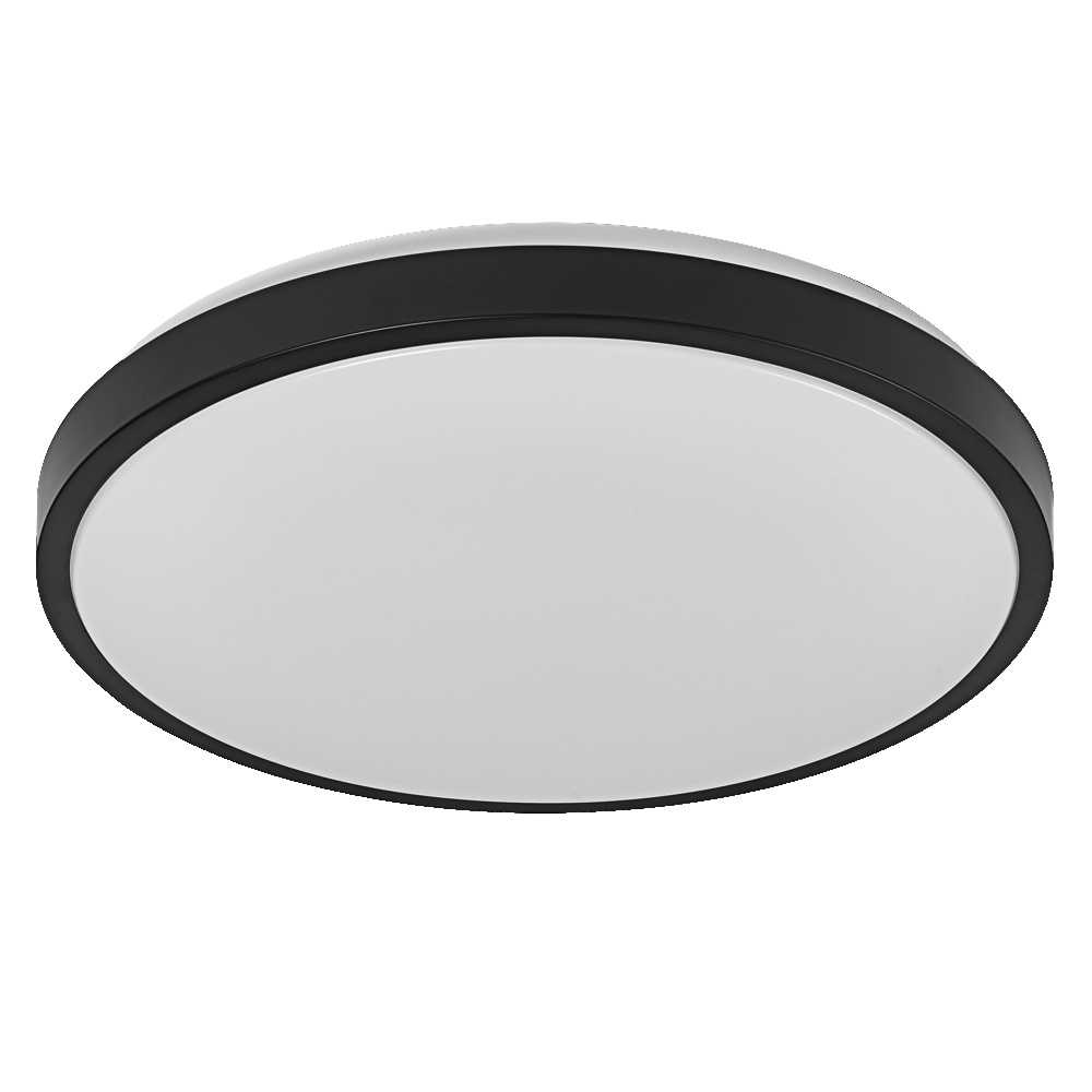Lubinis šviestuvas 36W LED plafonas ORBIS LONDON, juodas, 3000K