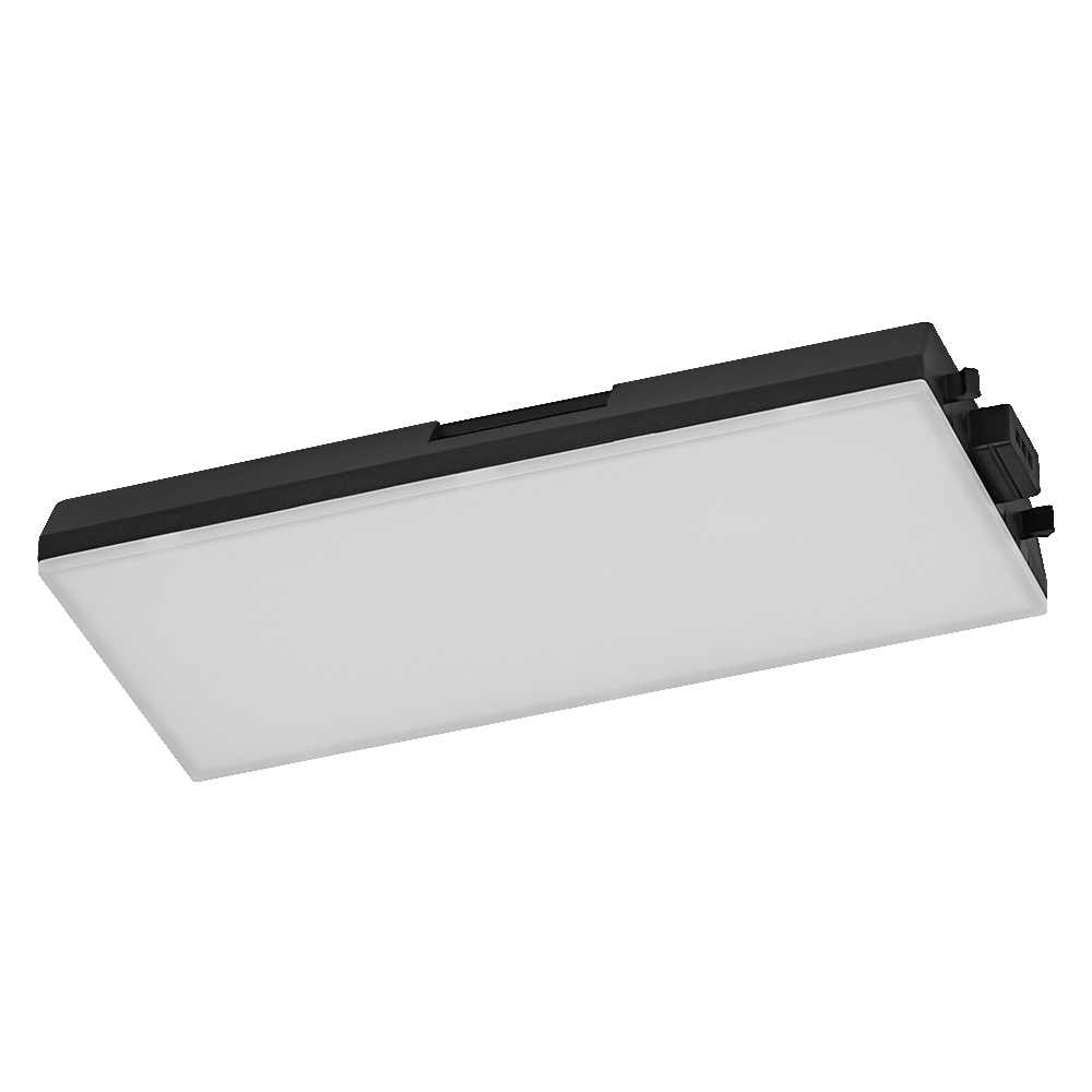 Lubinis šviestuvas 3,85W LED paviršinis šviestuvas UNDERCABINET, juodas, 3000K