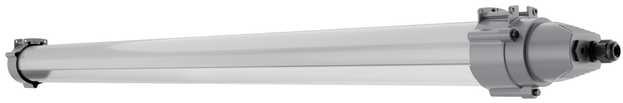 38W LED linijinis šviestuvas DAMP PROOF MAX 1500, pilkas, 4000K, 133°x107°