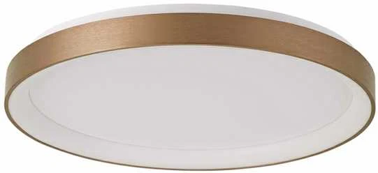 Lubinis šviestuvas Italux 38W LED paviršinis šviestuvas VICO, aukso sp., 3000/4000K