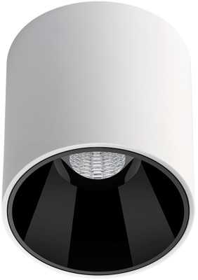 4/6/9W LED paviršinis šviestuvas SHOT LIGHT S, baltos/juodos sp., 3000K