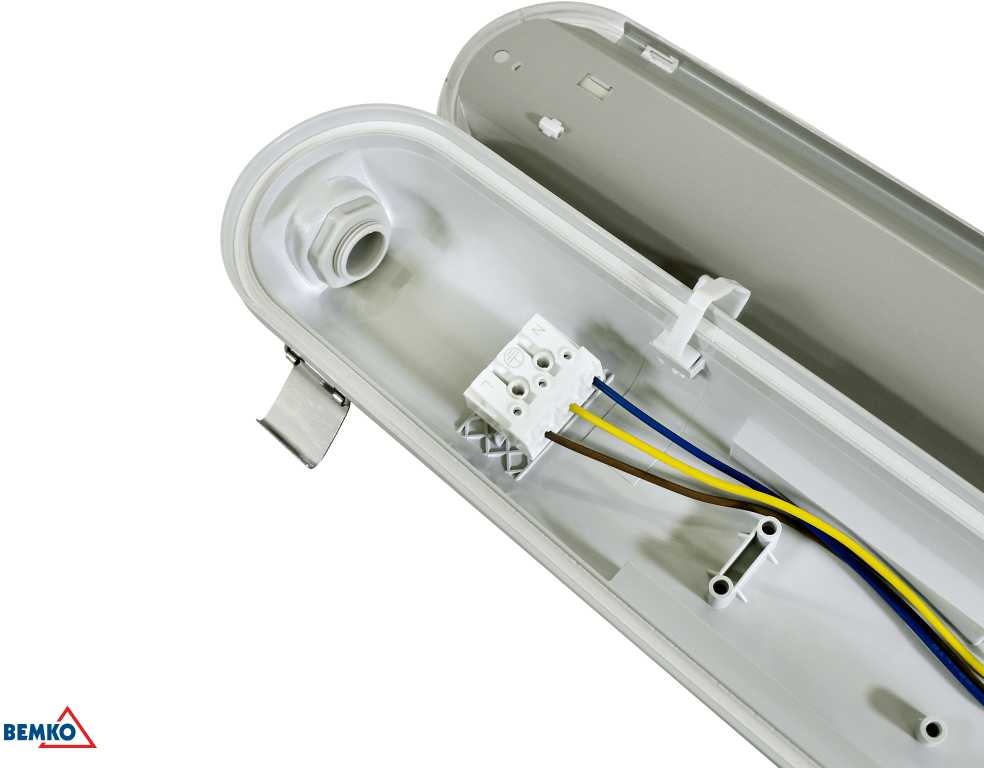 40W LED linijinis šviestuvas ALWIR 2, geltonai pilkos sp., 4000K, IP65