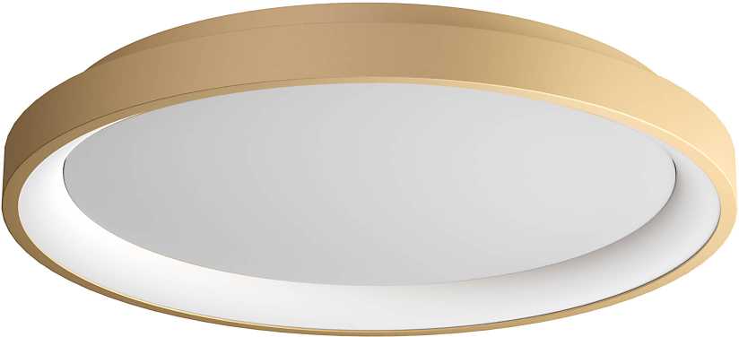 Lubinis šviestuvas 40W LED paviršinis šviestuvas ICONIC, matinės aukso sp., 3000/4000K, dimeriuojamas, 01-3906