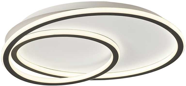 Lubinis šviestuvas 40W LED paviršinis šviestuvas ARLA, baltas/juodas, 3000K, 4292500