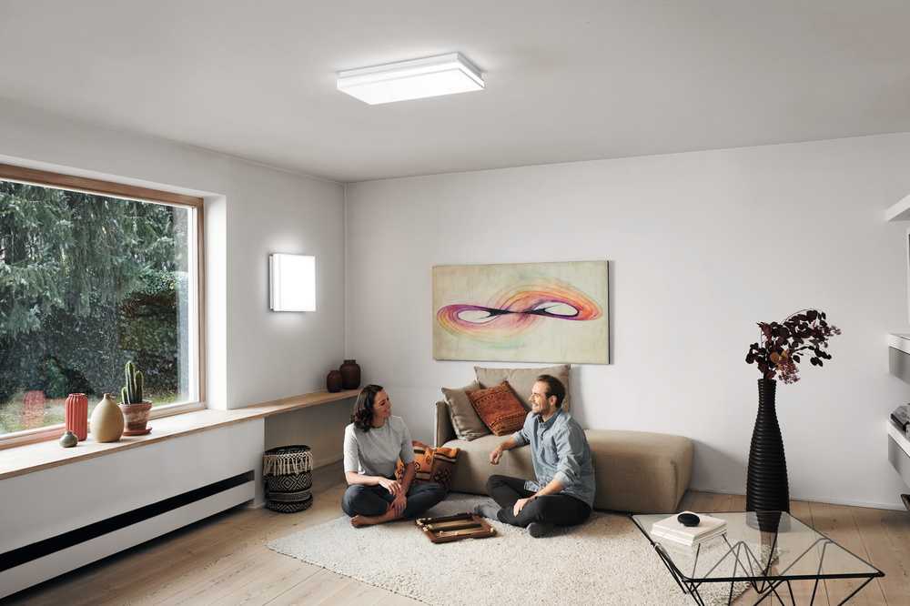 Lubinis šviestuvas 42W paviršinis šviestuvas, baltas, 3000…6500K, išmanus+WiFi valdymas