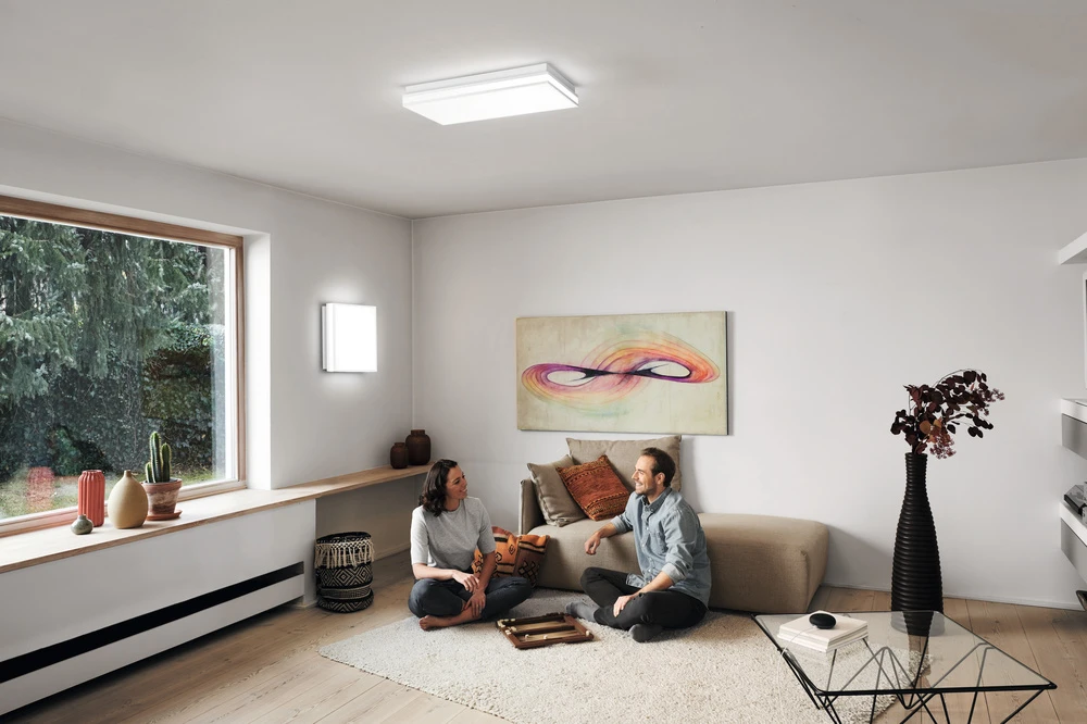 Lubinis šviestuvas 42W paviršinis šviestuvas, baltas, 3000…6500K, išmanus+WiFi valdymas