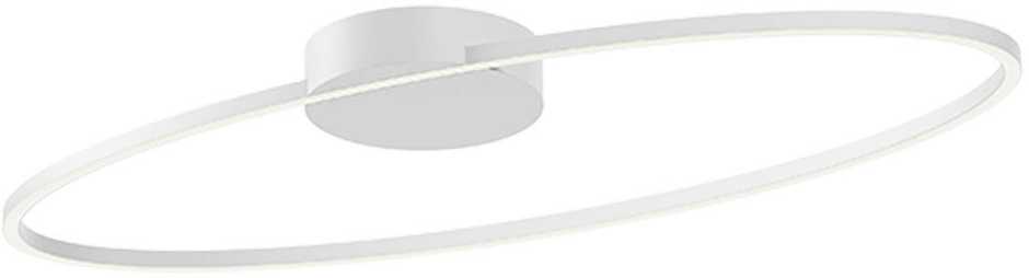 Lubinis šviestuvas 43W LED paviršinis šviestuvas LEO, baltas, 3000/4000K, dimeriuojamas, 01-3335