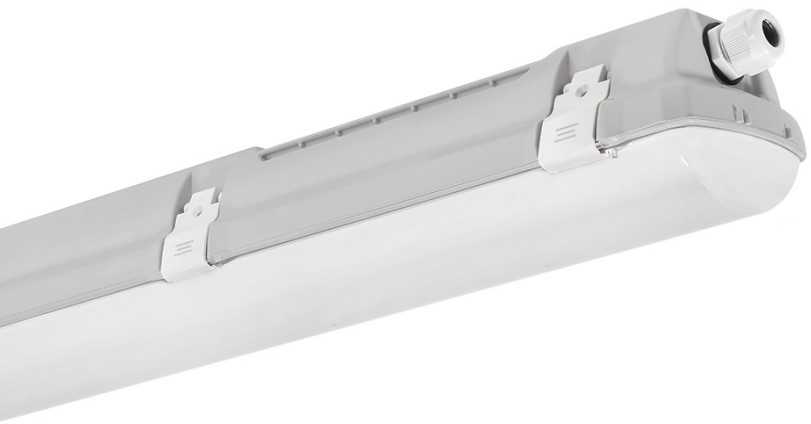 44,3W LED linijinis šviestuvas PRIMA, 150cm, pilkas, 4000K, IP66/69