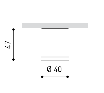 4,5 / 6,5W Paviršinis šviestuvas ARKOSLIGHT TOP MINI, 2700K, baltas