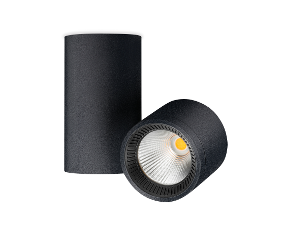 Lubinis šviestuvas 4,5W paviršinis šviestuvas iO SURFACE, juodas, 3000K